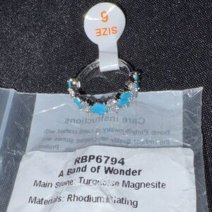 Turquoise  Magnesite Ring